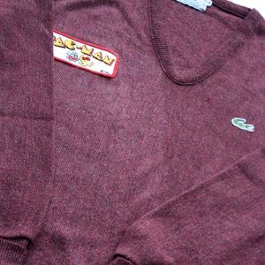 Vintage Izod Lacoste Pac-Man Pullover Sweater